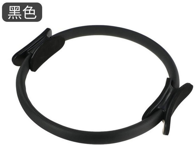 普拉提圈瑜伽環 加厚泡棉 耐用, 升級 - 普拉提圈黑, 無