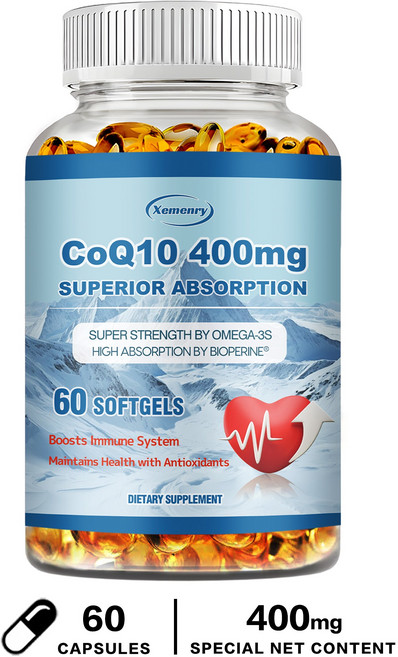 Xemenry CoQ10 400mg 高吸收率 營養補充品, 60組