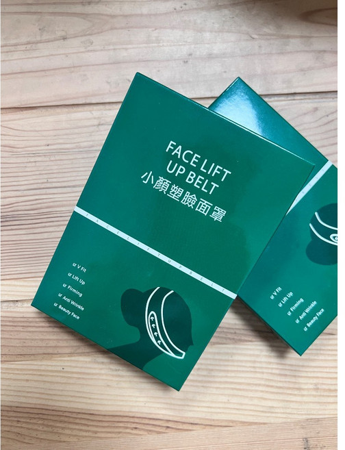 小顏塑臉面罩 V臉帶 修容帶 拉提塑臉面罩, 1個, v臉提拉帶