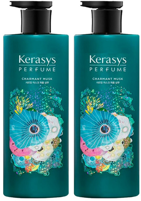 KERASYS 可瑞絲 香氛洗髮精 知性麝香, 600ml, 2瓶