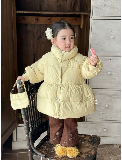 兒童羽絨服冬季女童羽絨服白鴨絨寶寶羽絨服