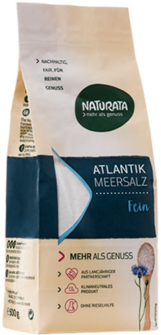 NATURATA 天然海鹽 500g 葡萄牙產, 1個