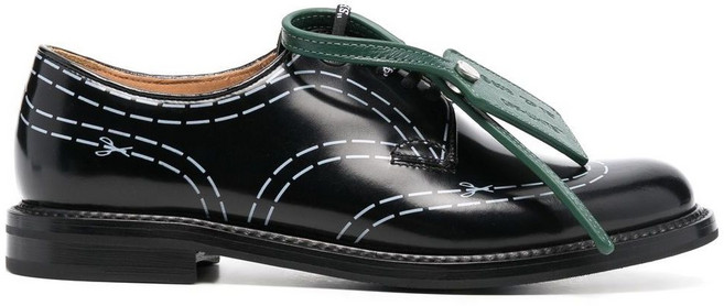 오프화이트 오프화이트 X 처치 섀넌 더비 슈즈