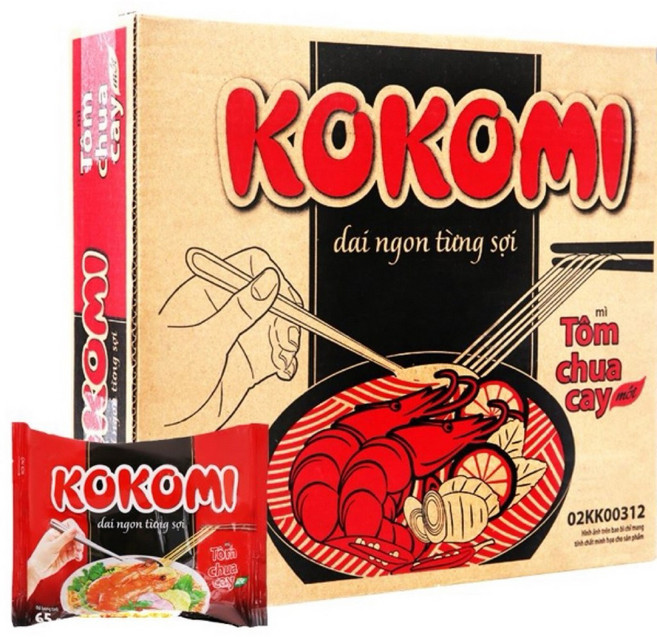 KOKOMI 酸蝦麵 (箱裝), 1個