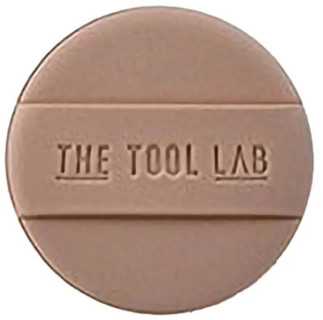 THE TOOL LAB HappyRim 粉撲 遮瑕粉撲 韓國代購, 1個, 長效水潤圓形(1盒兩入), 咖啡色