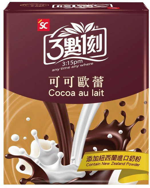 嚴選SHOP 3點1刻 黑糖蒟蒻珍珠奶茶 可可歐蕾 沖泡奶茶 多口味選擇 方便攜帶, 1個, 3點1刻-可可歐蕾 (4入/盒)