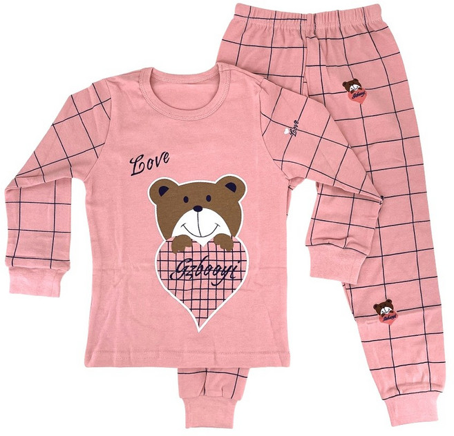 JoyBaby 秋冬童裝 純棉長袖上衣褲子套裝 外出服 居家服 兒童睡衣