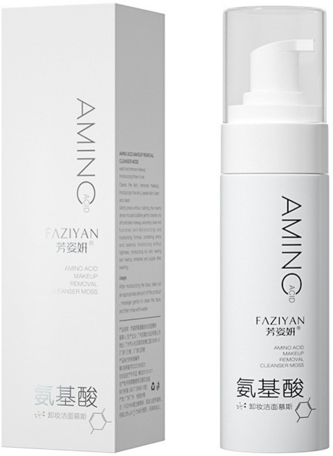 FAZIYAN 芳姿妍 氨基酸潔面乳 卸妝慕斯, 1個, 氨基酸潔面乳1瓶, 150ml