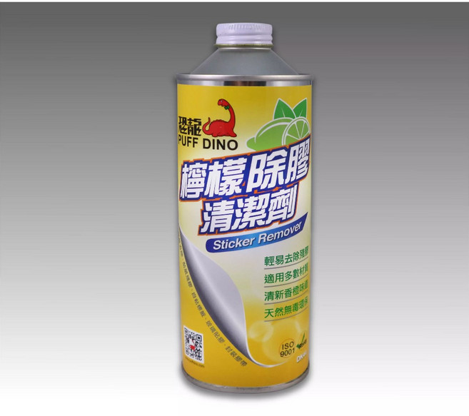恐龍 檸檬除膠清潔劑 500ml, 1個, 恐龍檸檬除膠清潔劑 500m 附刮刀
