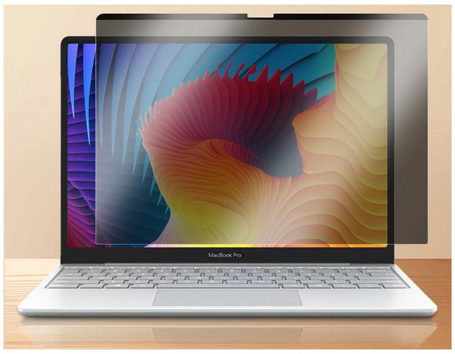 GS 3C 磁吸螢幕防窺保護貼 Macbook Air/Pro 13/14/15/16 M5 M4 亮面防眩光 磁吸安裝 防指紋 防刮, 1個