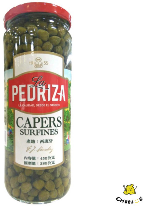 La Pedriza CAPERS SURFINES 西班牙漬酸豆 450G, 1個, La Pedriza 酸豆 450G