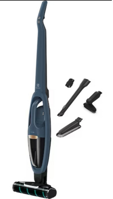 Electrolux 伊萊克斯 Well Q6 二合一無線吸塵器 WQ61-1EDBF 拋光滾刷吸頭 無線吸塵器, 藍
