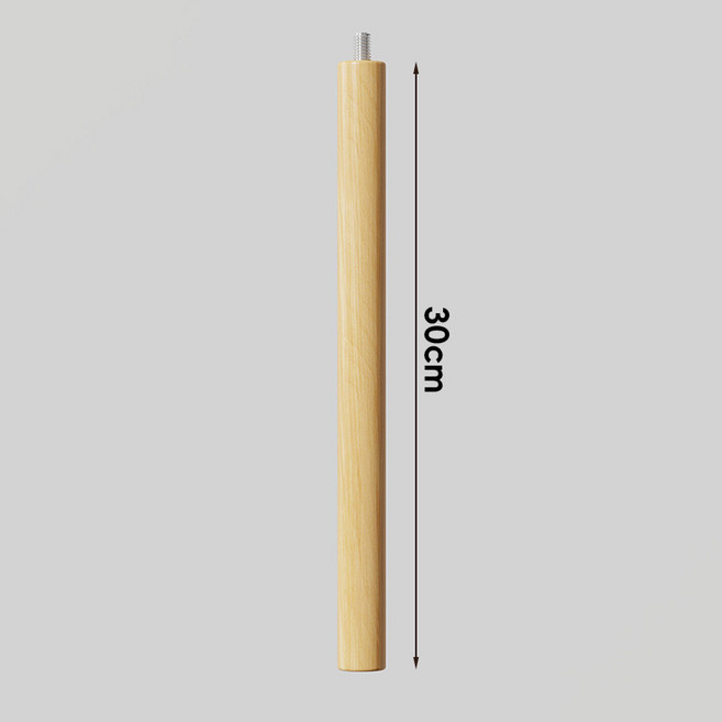 實木電腦顯示器增高架, 原木支撐腿30cm*4實木, 1個