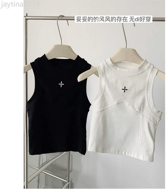 女童純棉短款工字背心