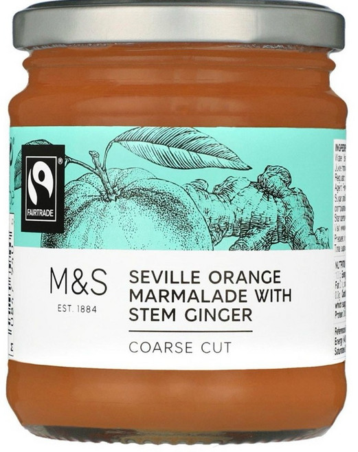 M&S 燉煮血橙薑塊果醬 粗切 340克 (公平貿易)