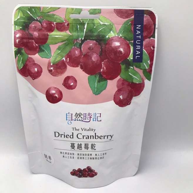 自然時記 蔓越莓乾 (The Vitality Dried Cranberry), 1包