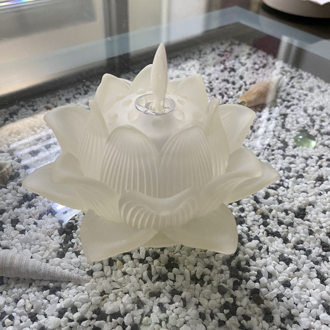 新韻傳音 蓮華心燈 精品蓮花飄飄燭(開花款) 共七色可選 蓮花造型電子蠟燭 蓮花燈 佛具用品 LED燈