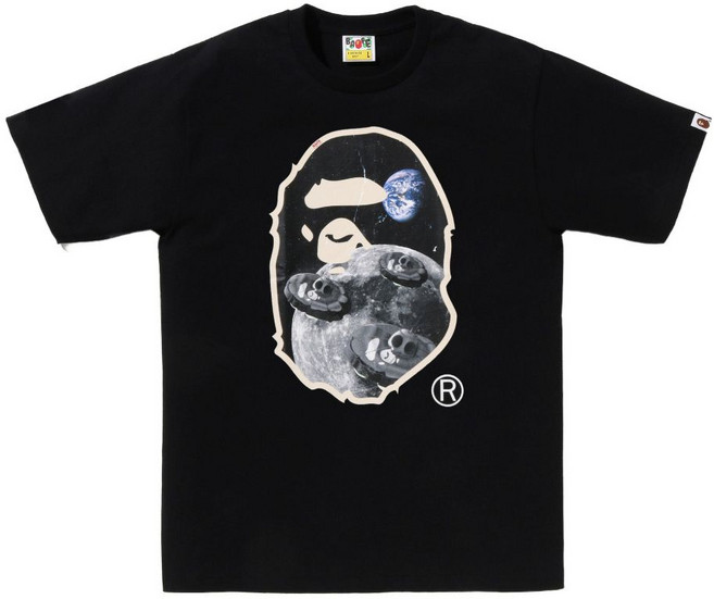 베이프 그래픽 티셔츠