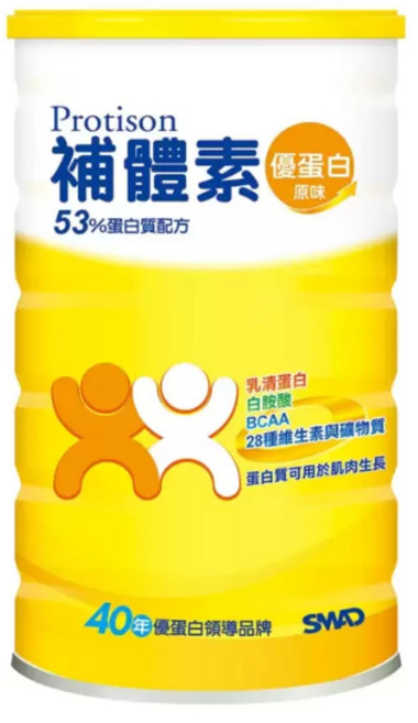 補體素 優蛋白 53%蛋白質配方 原味 1200公克, 1個