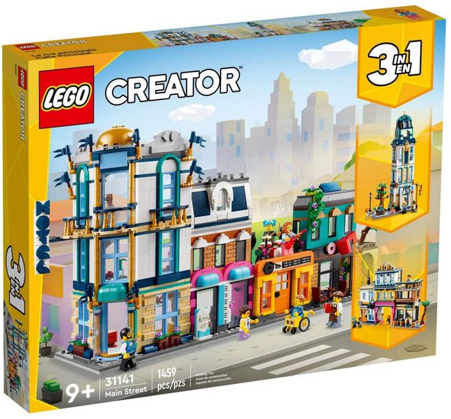 LEGO 31141 創意百變三合一系列 市中心大街, 1盒