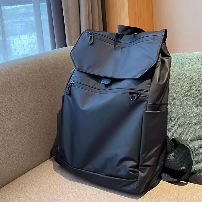 大容量新款防水電腦學生揹包, 黑色新品