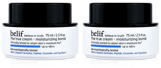 빌리프 더 트루 크림 모이스처라이징 밤, 75ml, 2개