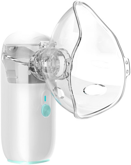 手持微網霧化器 行動式兒童霧化機, 白色n3電池款, 1個