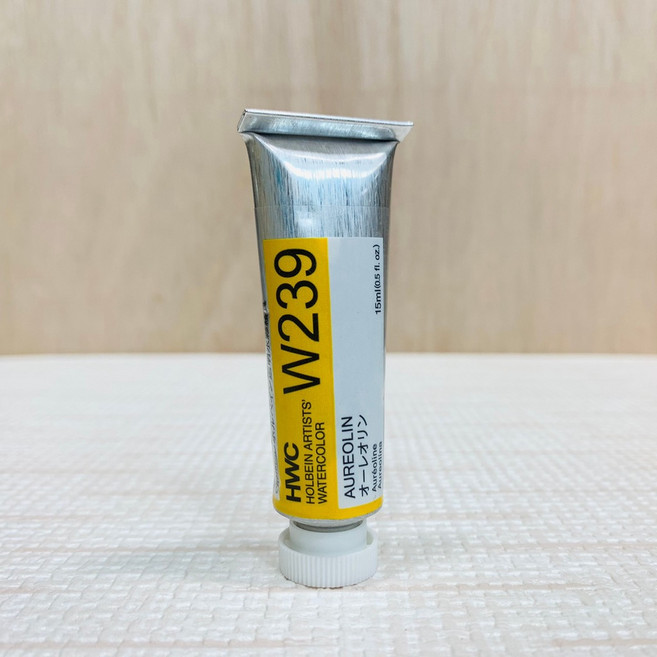 正大筆莊 好賓HWC專家級透明水彩繪具 W239 Aureolin