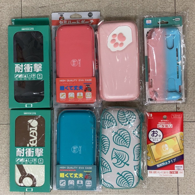 有Sense 良值 Switch 主機包 收納包 防震 硬殼 外出, 1個, Lite 保護貼 透明