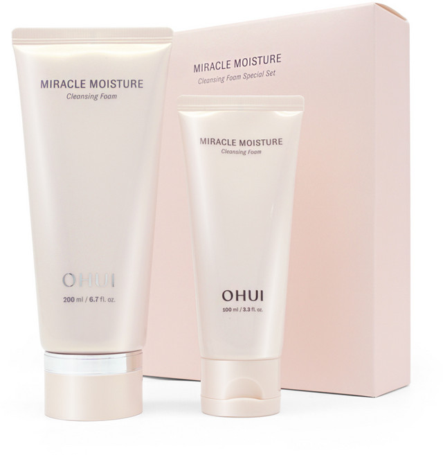 오휘 미라클 모이스처 클렌징폼 세트 (200ml+100ml증정), 1개