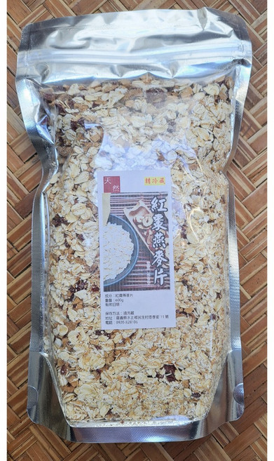 沖泡穀粉小舖 紅棗燕麥片 即沖即飲早餐 暖心美味雙重口感, 1個, 紅棗+燕麥片(不磨粉),300g
