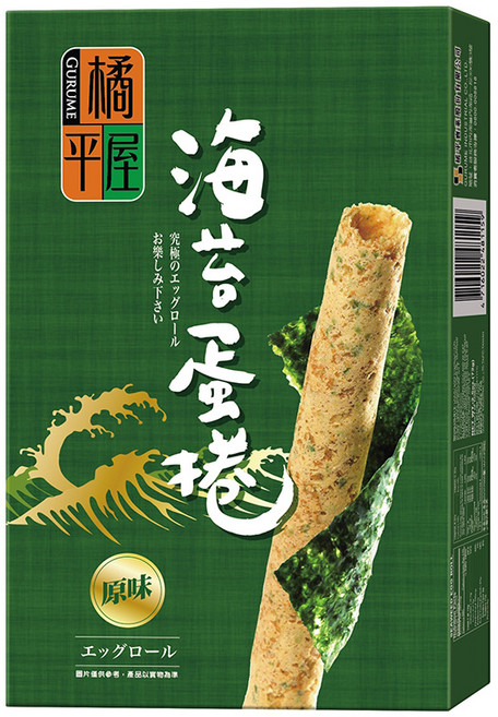 【Hothing】橘平屋 海苔蛋捲 原味 蛋素, 60g, 1個