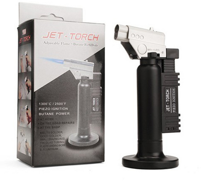 JET-TORCH BS-271 瓦斯噴槍 可調式直衝火焰 燒烤點火 燒焊應用 黑色, 1個