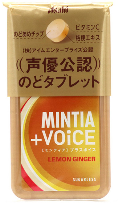 Asahi 朝日 Mintia + Voice 檸檬生薑口味 30粒, 8個, 20g