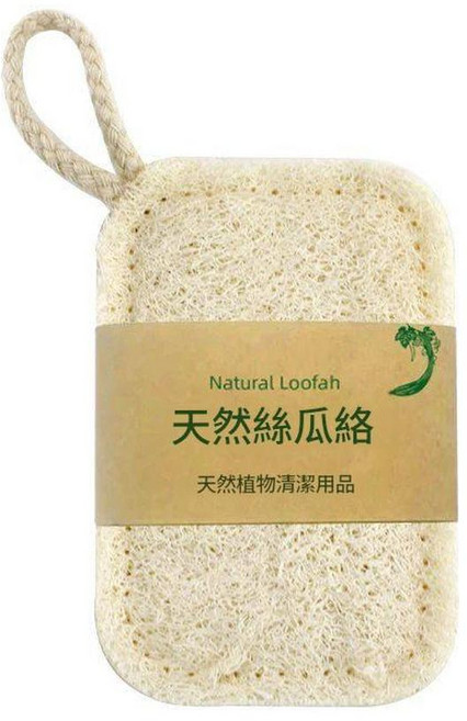 天然絲瓜絡清潔巾, 1套