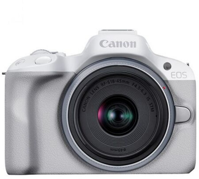 CANON R50+RF-S 18-45MM/黑色/白色/公司貨輕量級無反光鏡相機, CANON R50+RF-S 18-45MM/白色/公司貨