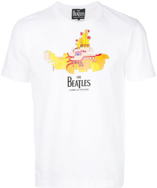 꼼데가르송 The Beatles print T-shirt