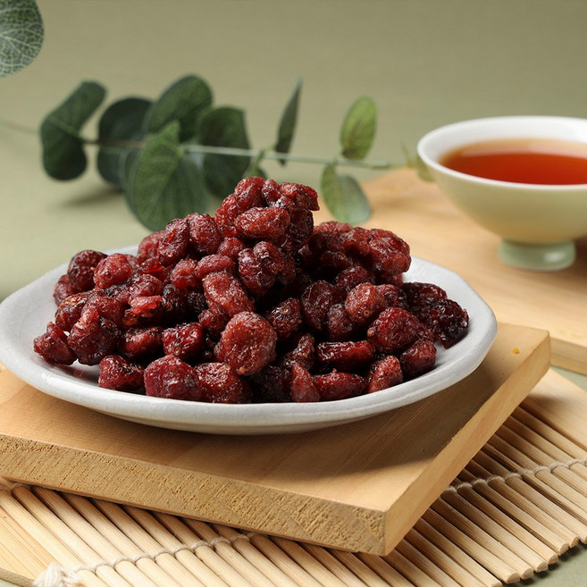 赤柑食品 整粒蔓越莓乾 茶點 零食 蜜餞 加拿大, 1個, 300克, 300g