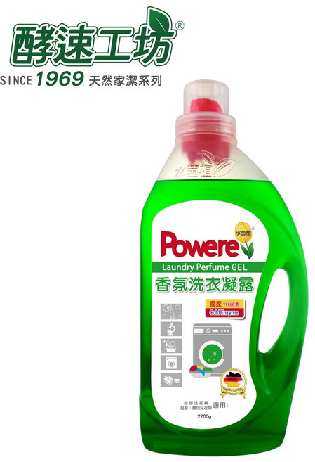 酵速工坊 森林香氛洗衣凝露 2200g, 1個