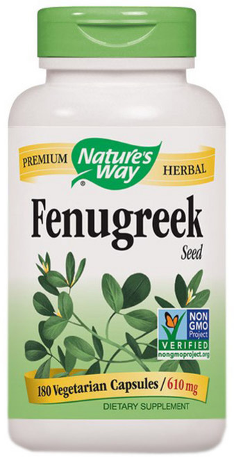 Nature's Way 然萃維 葫蘆巴籽素食膠囊, 180顆, 1罐