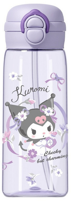 隨行杯 附吸管 附鎖扣設計, 酷洛米#3460, 1個, 500ml