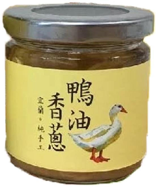 朱媽媽 手路菜 香蔥鴨油 100%純鴨油, 1個, 【一罐】鴨油香蔥 / 190ML