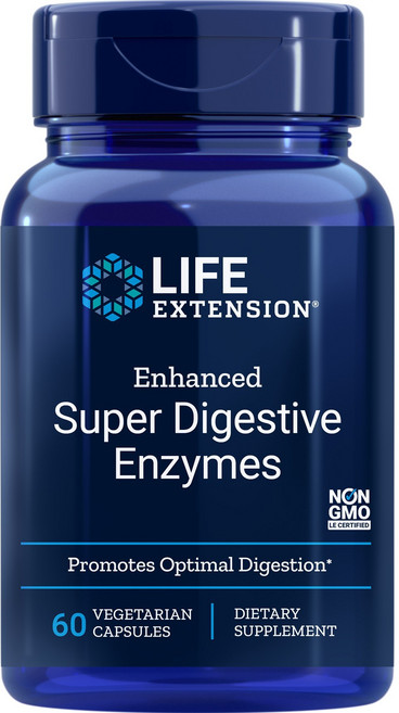 LIFE EXTENSION 酵素素食膠囊, 60顆, 1罐