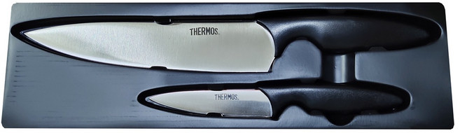 thermos 膳魔師 不銹鋼二入刀具組 主廚刀 水果刀 FA-02 料理刀 廚師刀 切片刀 鋼刀 刀具, 1個