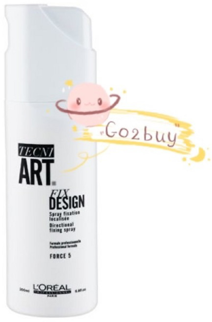 L'OREAL 萊雅 TECNI.ART FIX DESIGN 強力定型霧 200ml FORCE 5, 1個