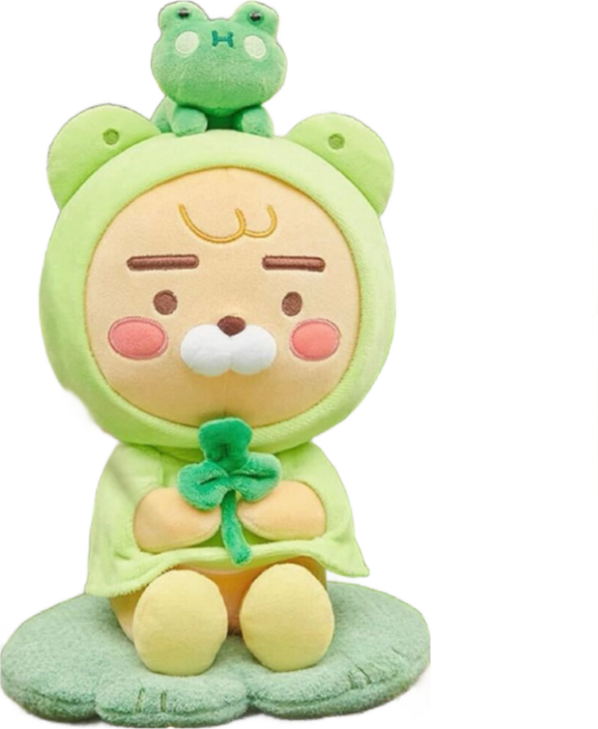 KAKAO FRIENDS 夏日假期 青蛙裝扮娃娃 (韓國), RYAN
