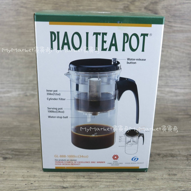 飄逸杯 沖茶器, 1個, GL-865 飄逸杯500ml, 500ml