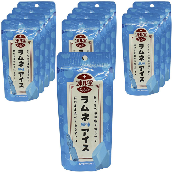 TOMOMASU DRINK 友桝飲料 彈珠汽水風味冰, 12個, 80g
