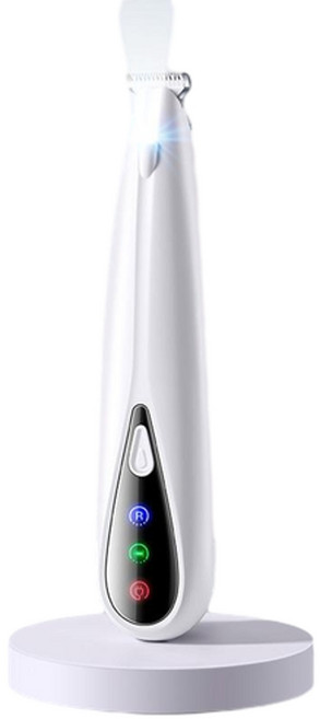 DUWEI 寵物電動剃腳毛器 貓咪狗狗腳掌修剪 LED燈輔助 Type-C充電, F4標配, 1