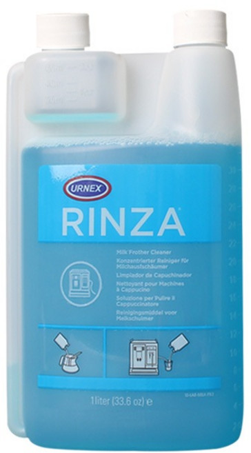 URNEX RINZA M61 咖啡機牛奶系統清潔液 蒸氣棒清潔 奶漬清潔錠, 1L, 瓶裝(1L)-用法對水500ML, N/A